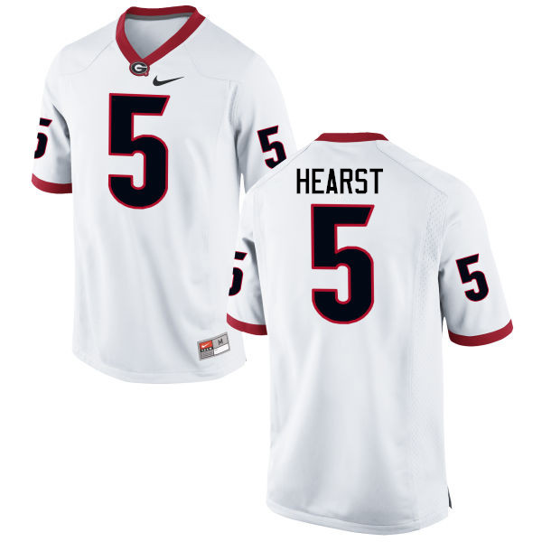 Georgia Bulldogs #5 Garrison Hearst College Football Jerseys-White